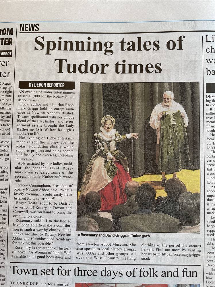 Spinning Tales of Tudor Times